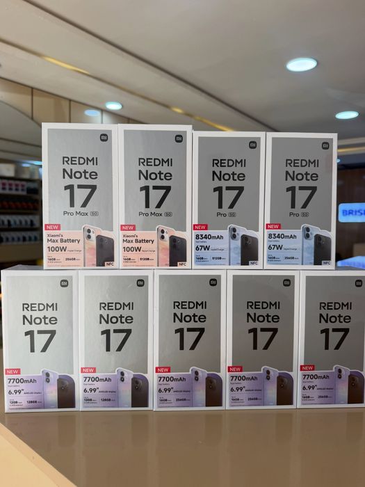 Новые Redmi note 17 по самой низкой цене