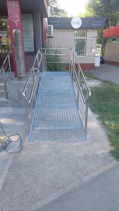 Перила из нержавейки для МГН
