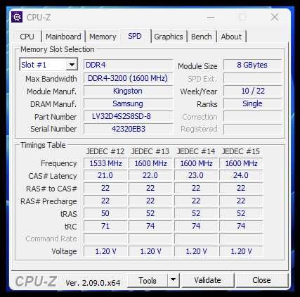 Памет за лаптоп 16GB (2x8GB) Kingston 3200 MHz DDR4