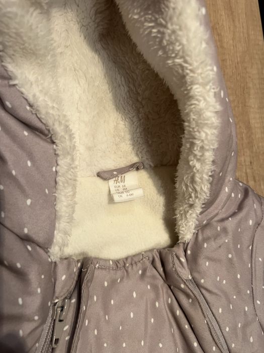 Costum salopeta vătuită bebe H&M  mărimea 68