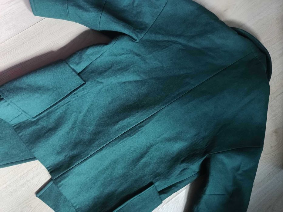 Haina trench coat Balmain wool coat 38fr Made in France