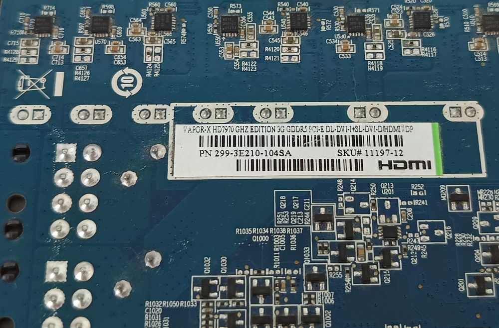Placa video gaming Sapphire HD 7970 R9 280x 3Gb Impecabila