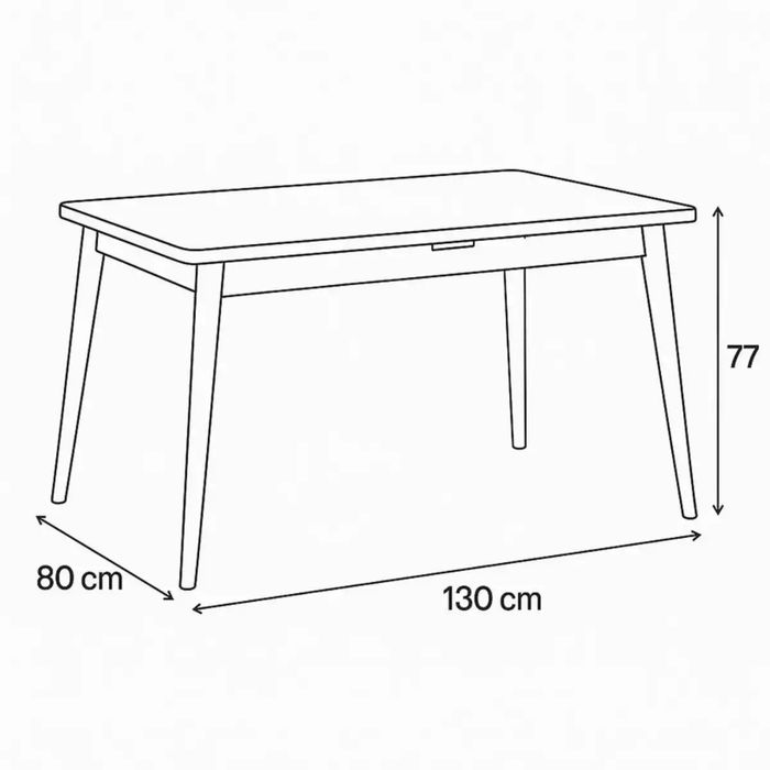 Маса ползвана много малко с подарък 2 стола