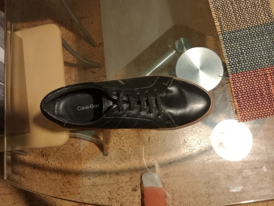 Кожени обувки Calvin Klein