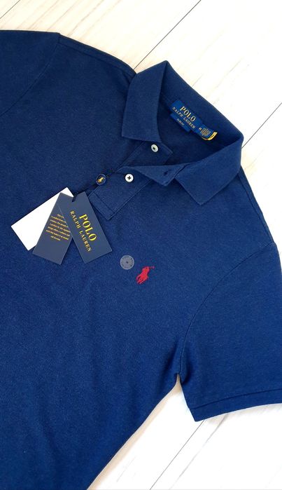POLO Ralph Lauren Slim Fit Pique Cotton  M НОВО ОРИГИНАЛ Мъжка Тениска