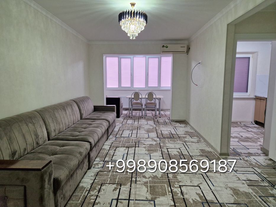 Фрунзенский Дельфин рупарсида 2 хонали квартира ижарага берилади!