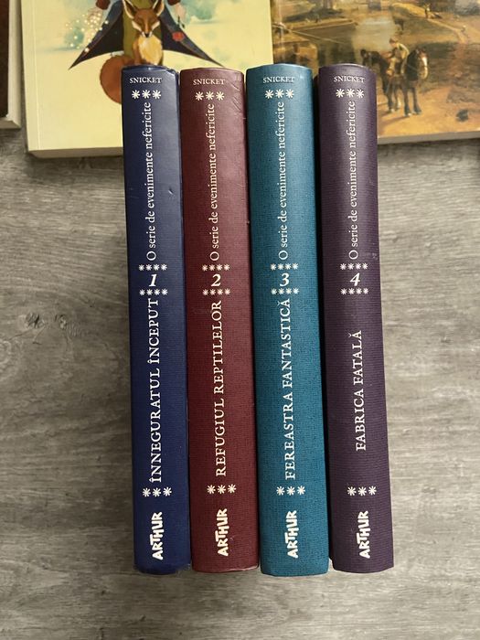 O serie de evenimente nefericite vol 1,2,3,4