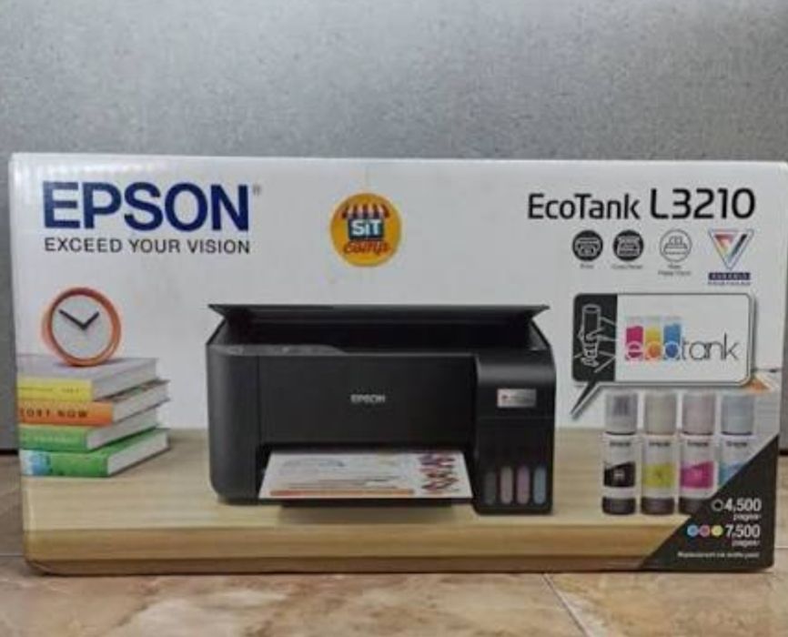 Aksiya Printer epson l3210 garantiya 1 yil dastavka tekn
