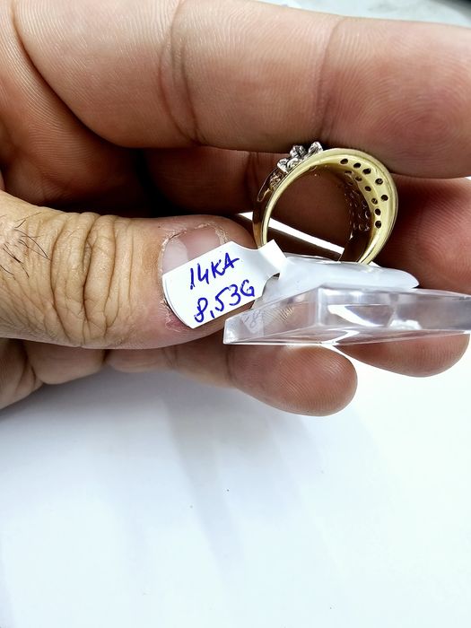 Vand inel dama din aur 14 k 8.53 g cod 376