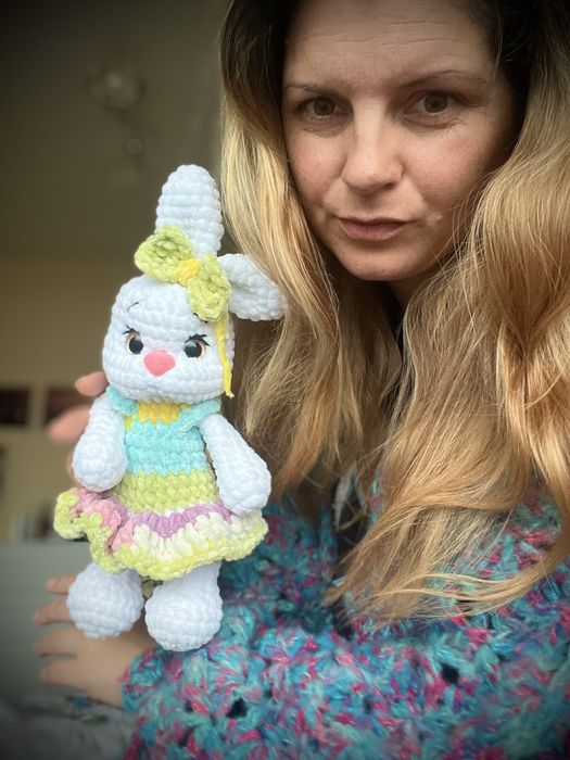 Ръчно изработвно зайче