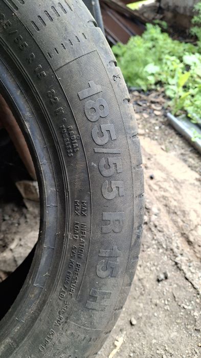 Продам 2 шины на 15 б/у лето