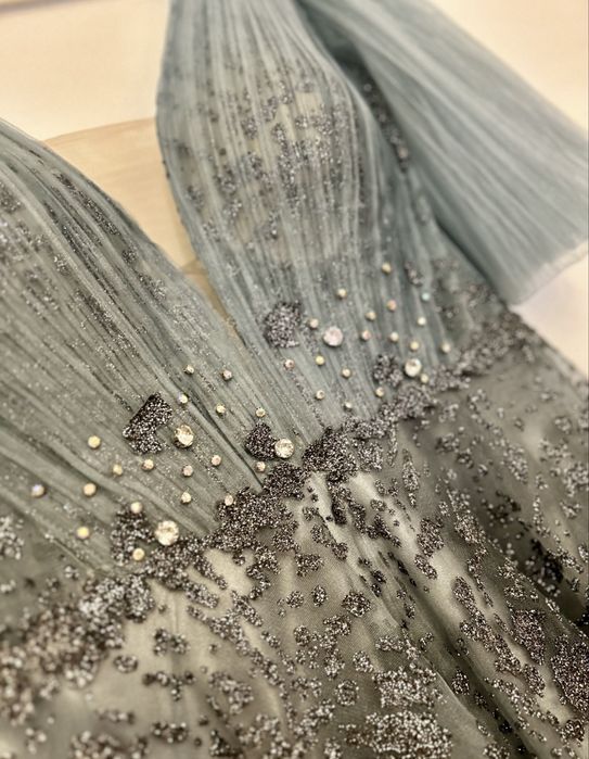 Rochie de ocazie lunga stil printesa, rochie nasa, botez, marimea 42