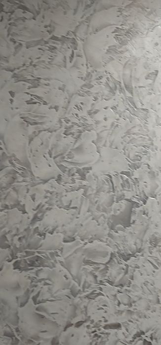 Декор стен со шпатлевки.