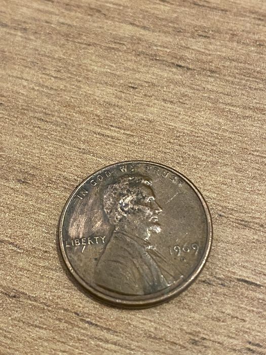 moneda 1 cent USA Abraham Lincoln 1966