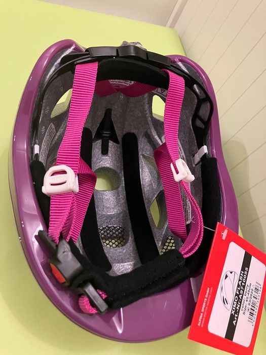 Casca protectie cu led copii bicicleta Alpina marime 45-49 cm