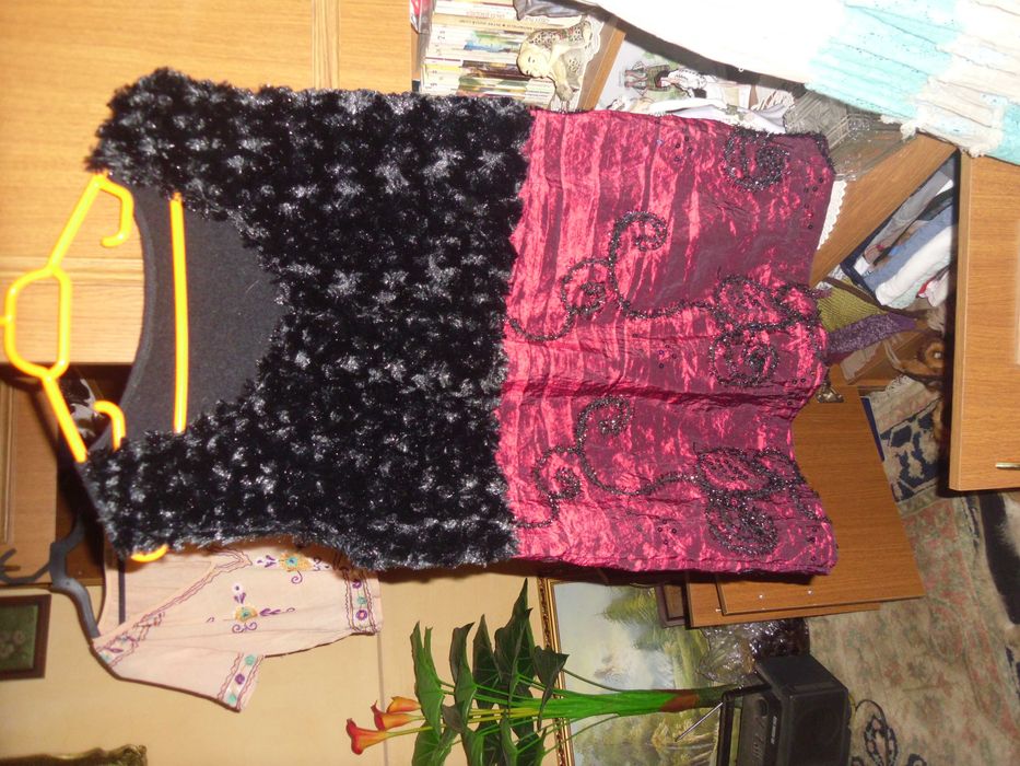 bluza cu jerseu dantelat