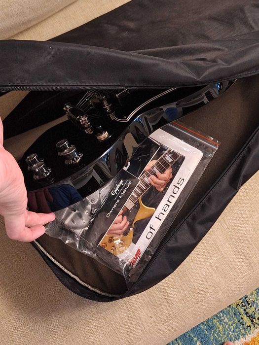 Chitară Epiphone SG Pro G-400 Ebony – Nouă/Nefolosită + Husă & Accesorii Originale