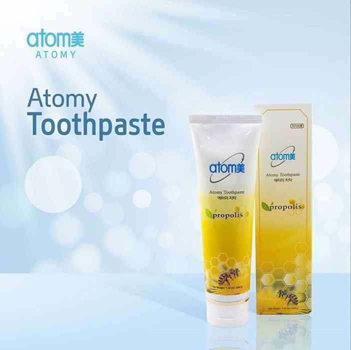 Атоми зубные пасты и щетки