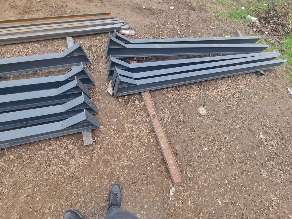Hala metalica fara montaj sau cu montaj  7x20x4  din ipe de 160 stalpi