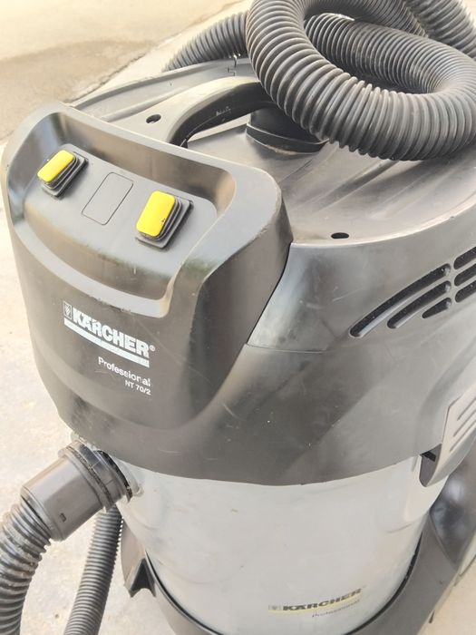 Прахосмукачк  Karcher NT 70/2 Professional 3800W с два Мотора Сухо и Мокро Строителство  Почистване