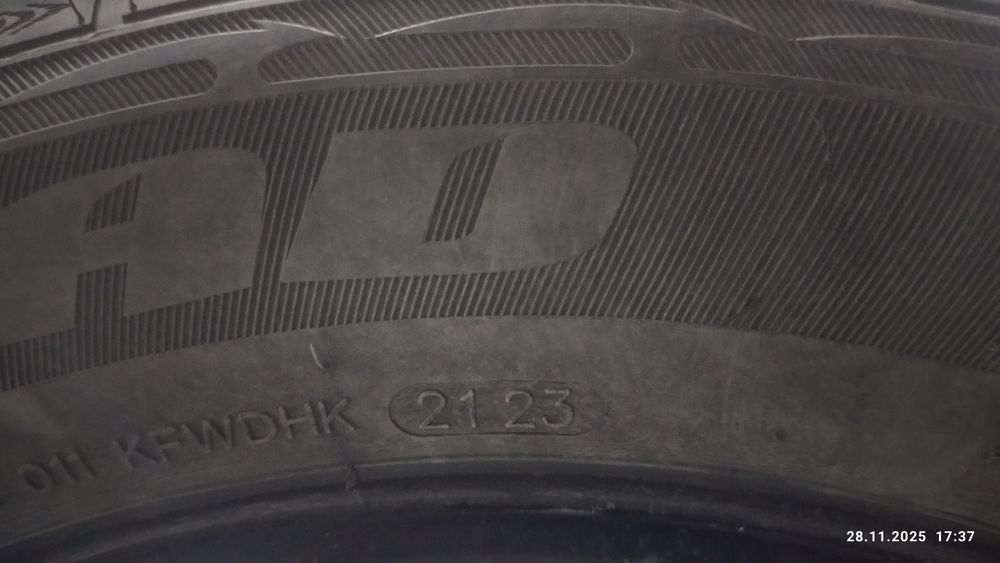 Зимняя с шипами шина