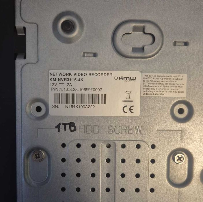 NVR KMW (Dahua) KM-NVR3116-4K 16 canale