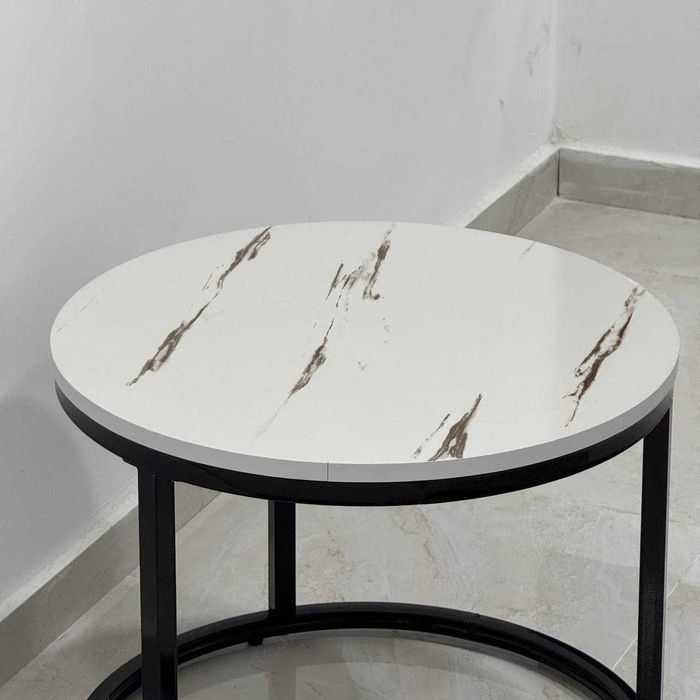 Журнальный столик круглый разборный