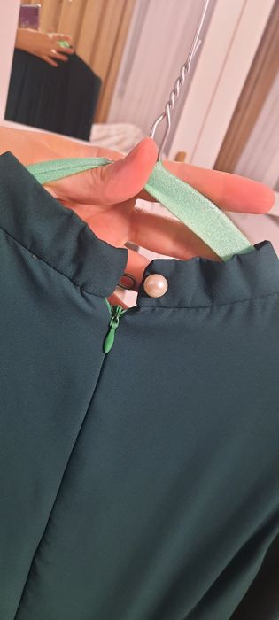 Rochie verde smarald, masura 38