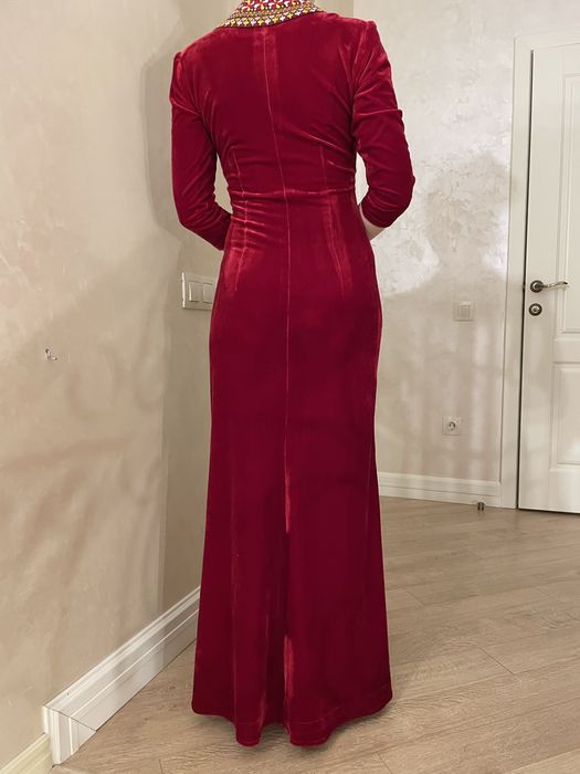 Туркменское бархатное платье