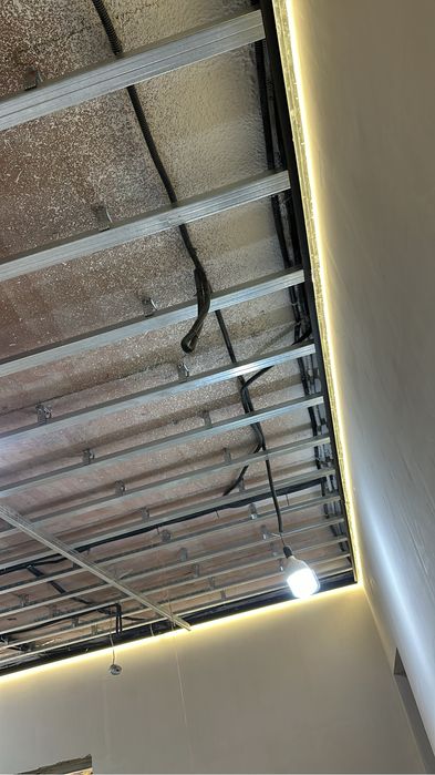 Услуги гипсокартона. Монтаж гипсокартона. Гипсокартонщикий