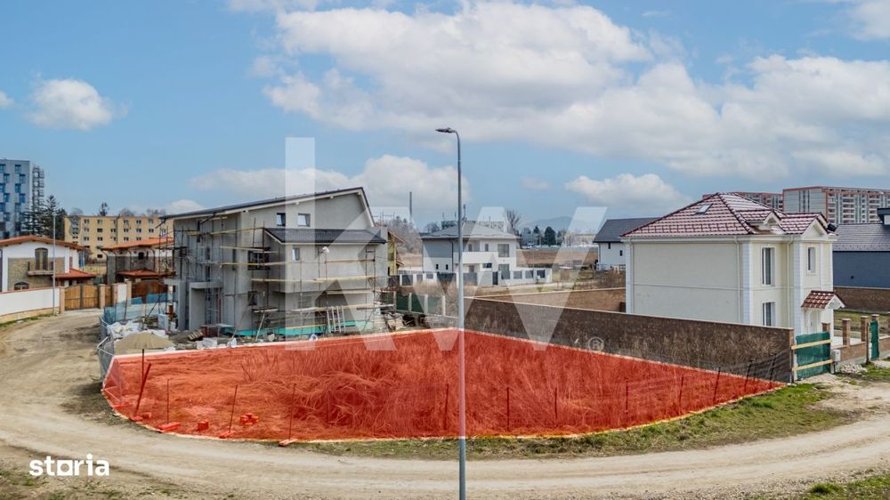 Teren intravilan cartier Tractorul, Brasov + proiect duplex P+2 ,Comis