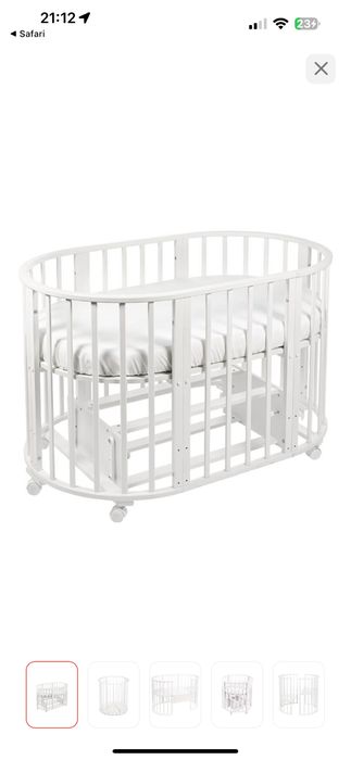 Детская  кровать с матрасом