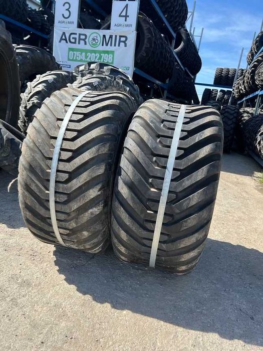 Anvelope noi 550/60-22.5 cu 18 pliuri marca BKT pentru remorca