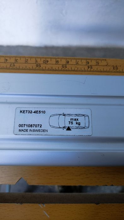 Nissan Qashqai J11 Багажник (напречни греди, рейлинг, релси)