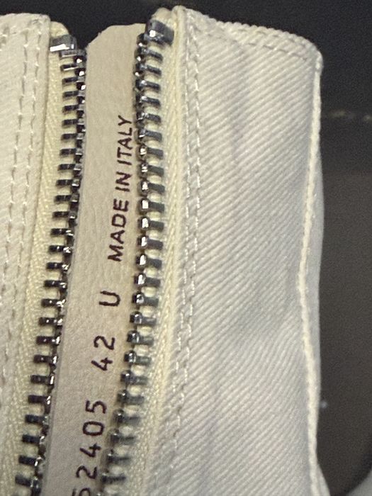 Rick Owens abstract white “milk”
