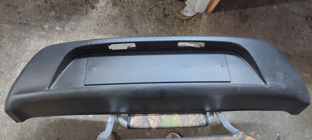 Дефлектор заднего бампера киа рио