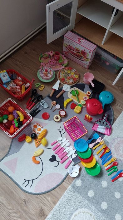 Bucatarie copii lemn + Accesorii