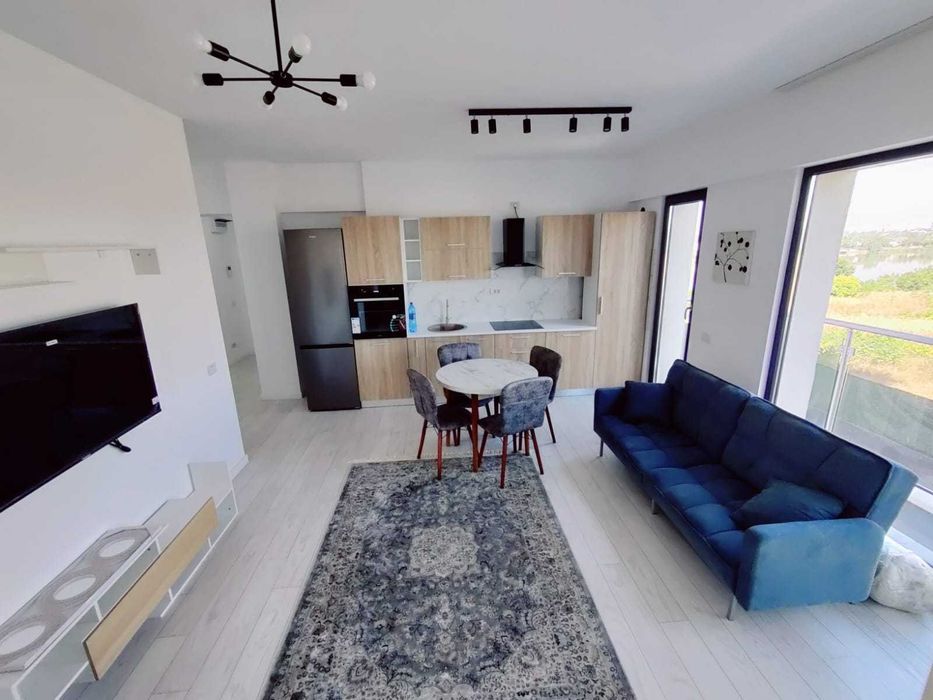 Închiriez 3 CAMERE sector 2 complex Sunlake Residence vedere la lac