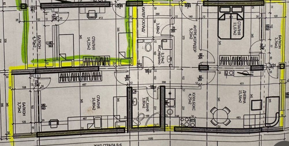 Продава се Тристаен апартамент в Пловдив, Тракия - 110 кв.м за 1146 €/кв.м - Снимка #1