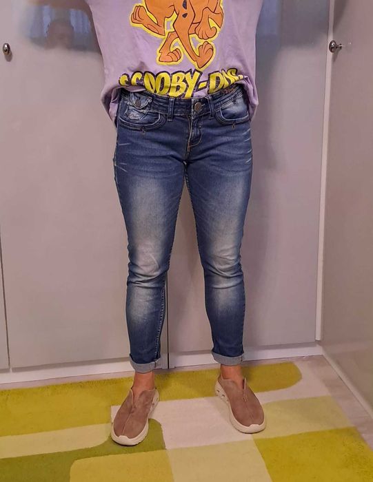 Blugi cu talie joasa Desigual