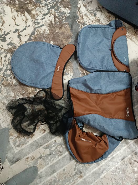 Коляска 3в1 новые колеса