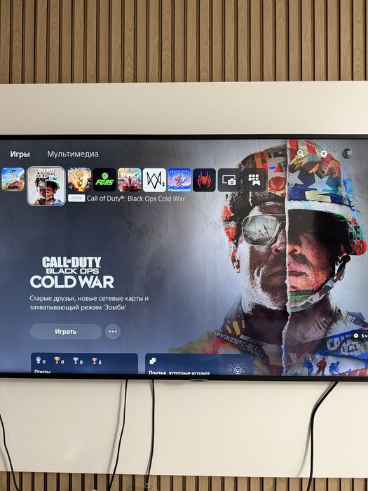 PlayStation 5 (PS5) Slim с дисководом + 2 геймпада + Игры