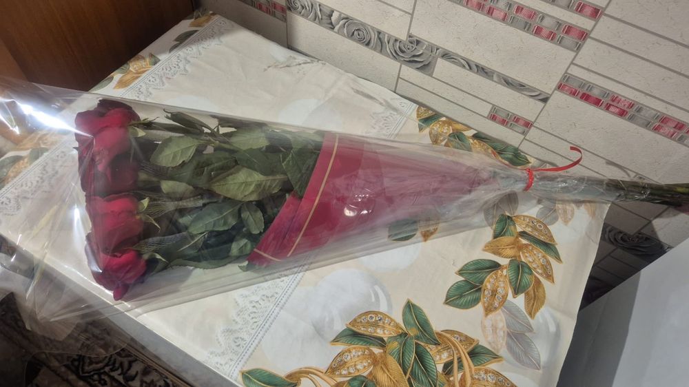 Цветы роза букет