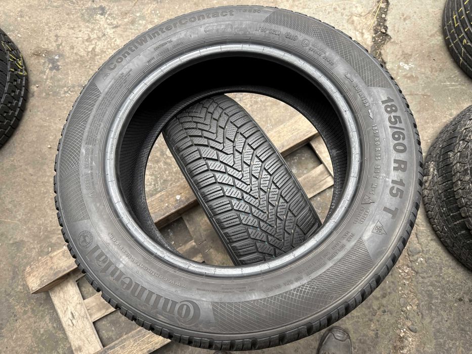 2x Anvelope Iarna 185/60 r15 M+S - Continental ContiWinterContact TS85