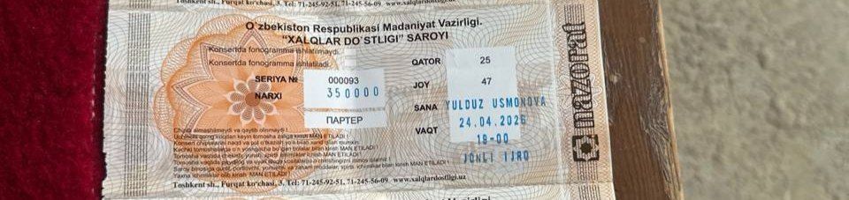 Bilet bor yulduz usmonova