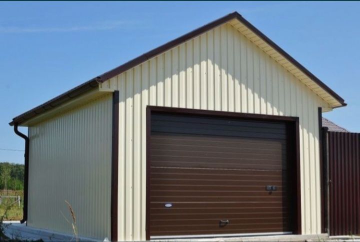 Vând garaj auto pe structură metalică