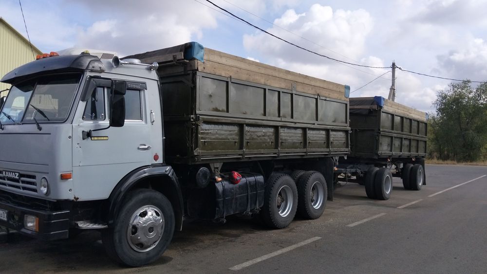 Грузоперевозка на камазе сельхозник с прицепом.