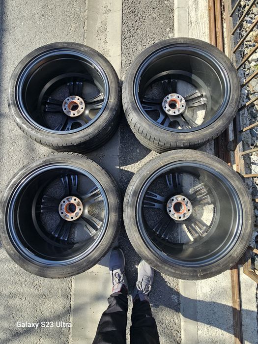 Vand jante R19 5x120 cu tot cu cauciucuri 245 40 19