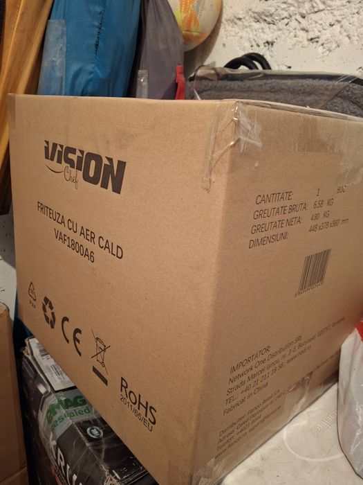 Friteuza cu aer cald Vision Chef VAF1800A6