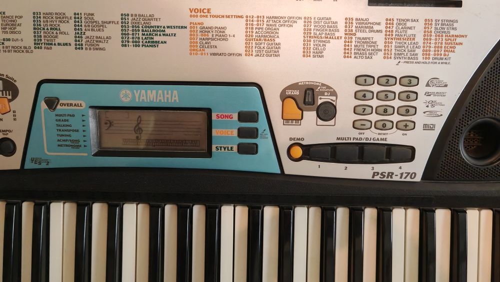 Orga Yamaha Psr 170